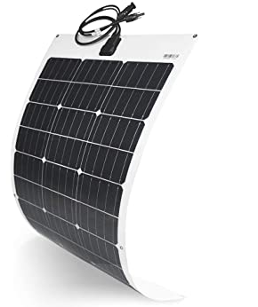 Flexibles Solarmodul Solarpanel Flexibel 40 50 100 130 150Watt W Mono semi 5Q