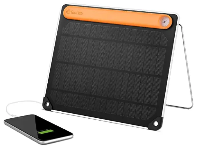 biolite solar panel integrated power bank
