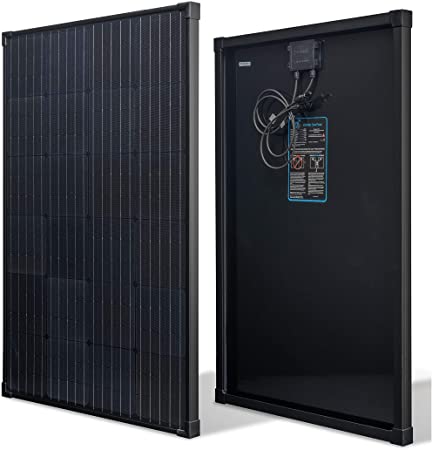 nrgGo 100 watt solar panel monocrystalline high efficiency
