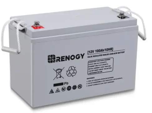 renogy deep cycle AG battery 12v 100ah