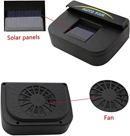 TUZECH solar fan for car