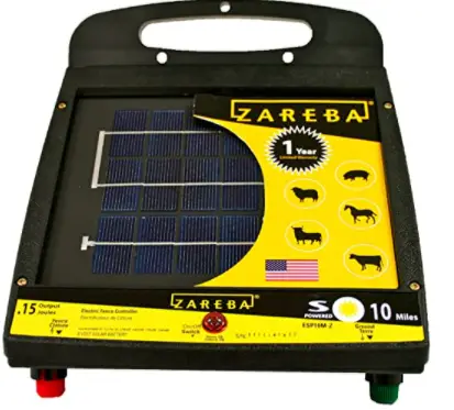 Zareba ESP10M-Z 10-Mile Solar Low Impedance Electric Fence Fence Charger