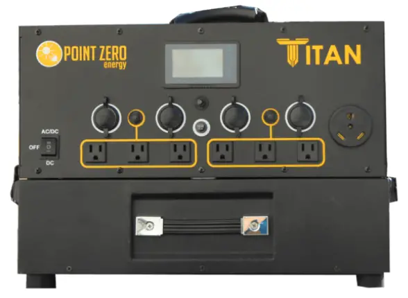 Point Zero Energy Titan Solar Generator